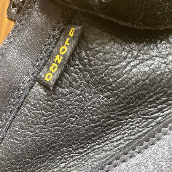 Blondo ankle winter women genuine shearling zipper boots size 6 - Picture 3 of 5